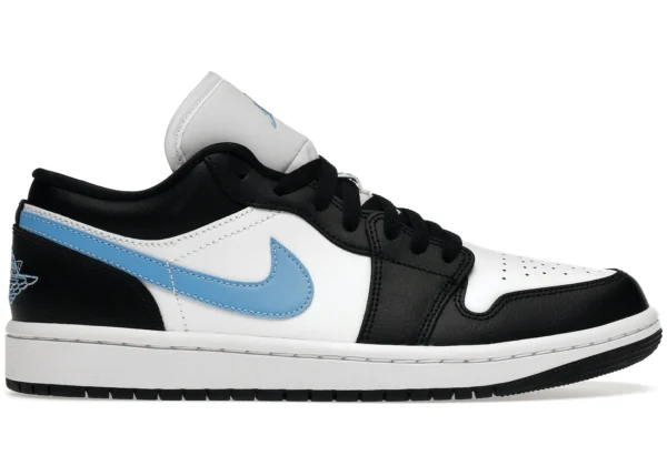 Air Jordan 1 Low Black University Blue White (W)