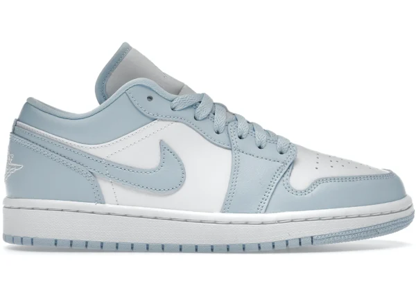 Air Jordan 1 Low Ice Blue Aluminium (W) - Bought4you Sneakers